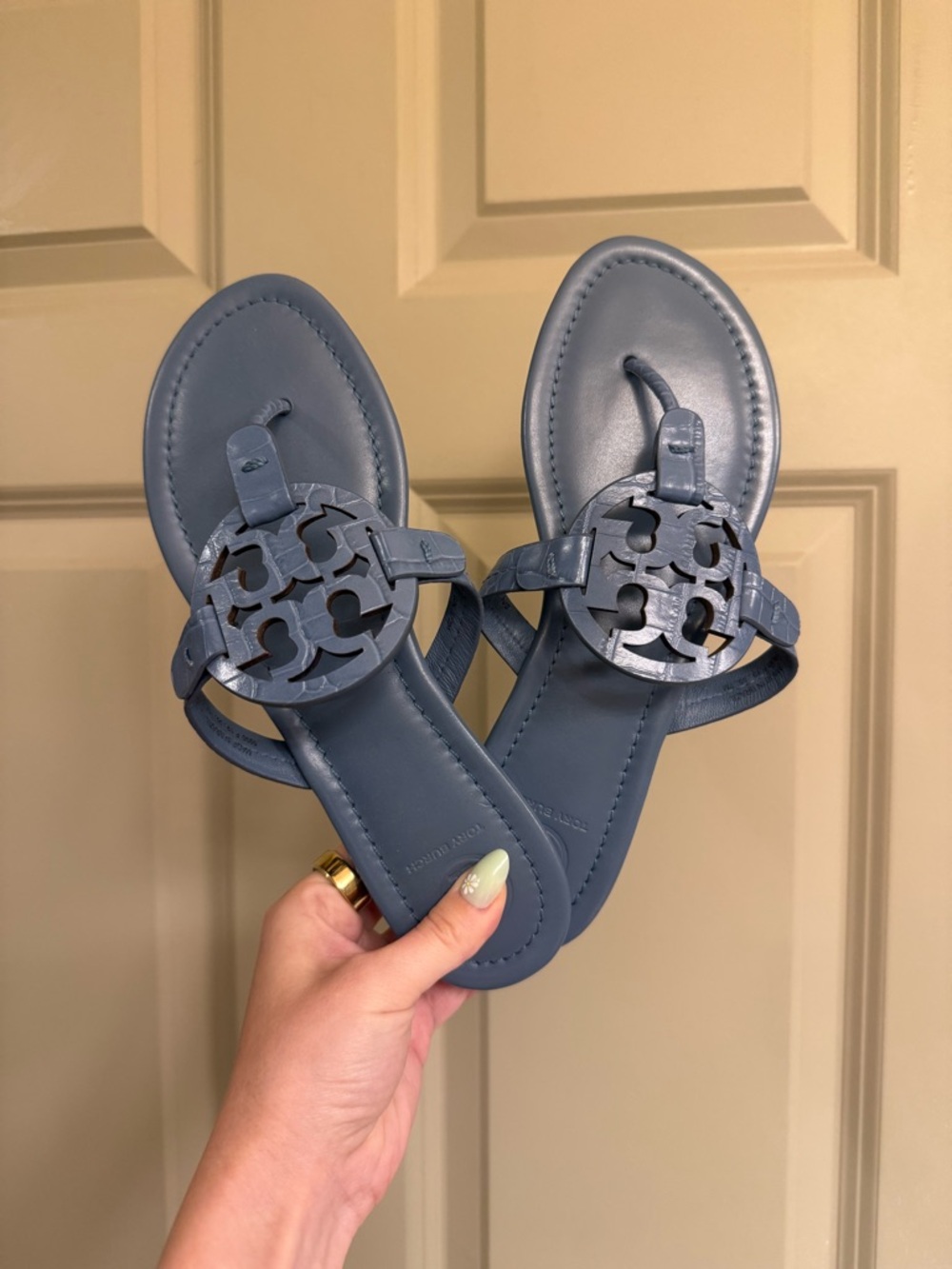Blue Tory Burch Miller Sandals